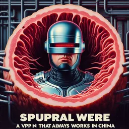 ROBOT HEAD IN A MEATY VORTEX OF CHAOS
