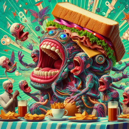 SANDWICH MONSTERS EATING YOUR SOUL FOR LUNCH