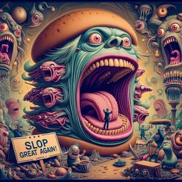 MONSTERS EATING SHIT AND SPITTING OUT NIGHTMARES