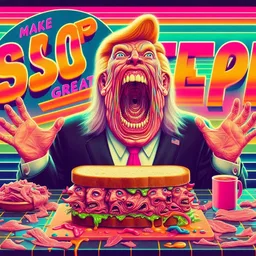 SANDWICH OF SCREAMING FACES AND MURKY TRUTHS