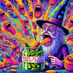 WIZARD SLURPING PICKLES LIKE A PROSTITUTE