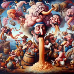 PIRATES VOMITING CLOUDS OF GOOEY MISCHIEF