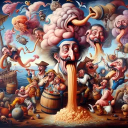 PIRATES VOMITING CLOUDS OF GOOEY MISCHIEF