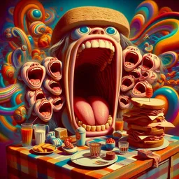 MOUTHS EATING THEIR OWN SCREAMS FOR BREAKFAST