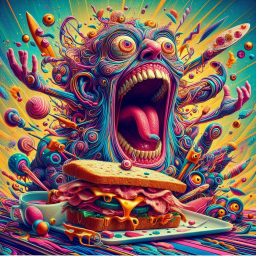 MOUTH SCREAMING FOR SANDWICHES AND CHAOS