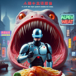 ROBOT CHEF SERVING NIGHTMARES ON A PLATTER
