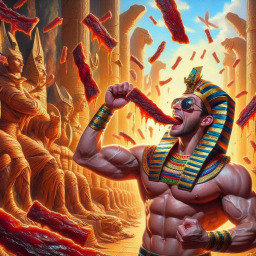 PHARAOH DEVOURING HIS MEATY KINGDOM