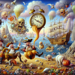 PIRATES FARTING TIME INTO THE OCEAN'S GUT