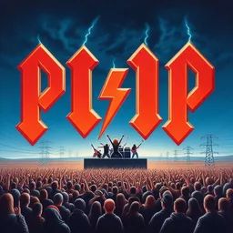 CROWD OF FLESHY ZOMBIES BOWING TO ROCK GODS
