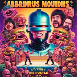 ROBOTS EATING FACES IN A MEAT CARNIVAL