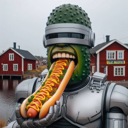 PICKLE ROBOT GOBBLING MEATY WONDERS