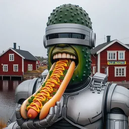 PICKLE ROBOT GOBBLING MEATY WONDERS