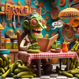 PICKLES SHOVING THEMSELVES DOWN YOUR THROAT