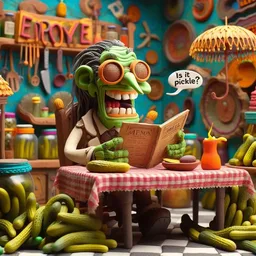 PICKLES SHOVING THEMSELVES DOWN YOUR THROAT