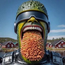 PICKLE CHOKING ON A MEATY VOMIT FEST