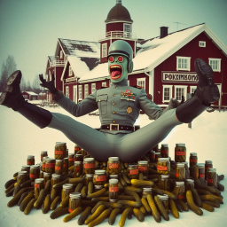 MILITARY MONSTER CANNING PICKLES IN FROZEN HELL