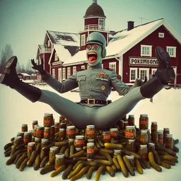 MILITARY MONSTER CANNING PICKLES IN FROZEN HELL