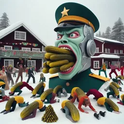 MONSTER CHOKING ON A PICKLE FRENZY