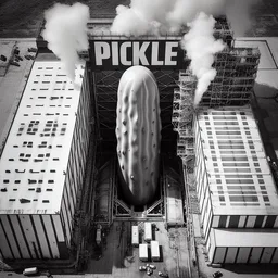 PICKLE SHOVING ITS GROSSNESS DOWN OUR THROATS