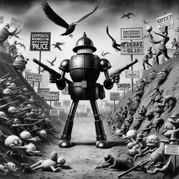ROBOTIC FIST FUCKING THE REVOLUTION'S MOUTH