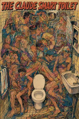 TOILET PARTY IN A SHITSHOW OF HUMANITY