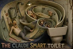 TOILETS SPIRALING INTO A SHITSTORM OF DESPAIR