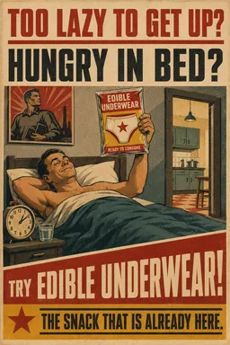 BEDTIME SNACKS FOR LAZY ASSHOLES