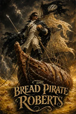 BREAD PIRATE RAISING DOUGH FROM THE DEEP