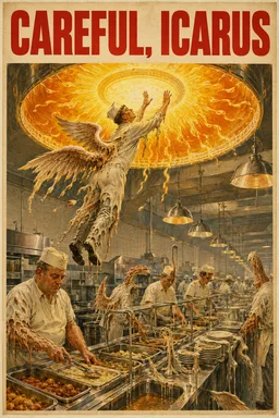 ANGELS COOKING IN HELL'S KITCHEN OF DOOM